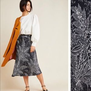 Anthropologie midi skirt